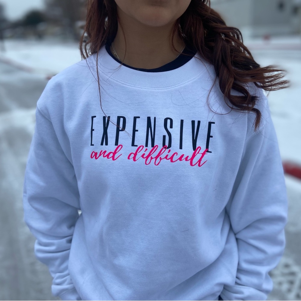 Small crewneck sweater